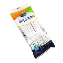 친환경일회용품 상조용품 일회용포크 10P, 기본, 기본
