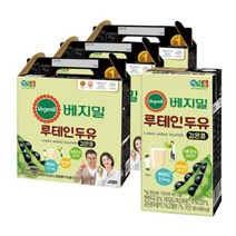 정식품 든든한 베지밀 루테인 두유 어린이 청소년 부모님 단백질 보충 식단 190mlx48팩, 24세트