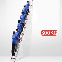 접이식 구름사다리 작업용 가정용 계단 폴딩 복층, 2mm 두께 5m (4.5m까지 확장 가능)