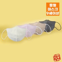 참이누리 오케이 루나마스크 30매+5매 중형 마스크 새부리형 V라인버전 초등학생마스크, 다크그레이30매+5매