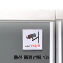 투명 케이스형 CCTV 보안카메라 녹화중 작동중 화장실 소화기 출입금지 금연 흡연 걸이형 부착형 당기세요 미세요 종류선택 1개, 85mm CCTV녹화중 2개입