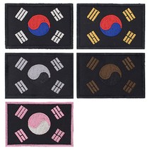 밀리터리 군인패치 네모 태극기 16종, A04