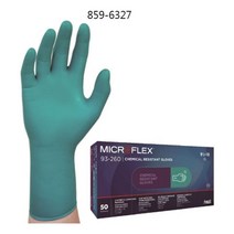 코레카 내화학용장갑 마이크로플렉스 M 859-6327, 1개
