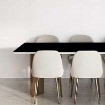 양면 가죽 방수 식탁보 모서리라운딩 5mm, 블랙 + 그린, 80 x 160 cm