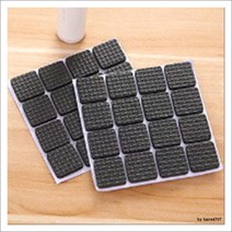 [가성비 최고]받침 쿠션 2x2사각 스티커 패드 미끄럼 소음 방지 YS21FE28