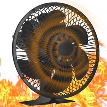 건축자재 열로 작동하는 벽난로용 6 엽 가정용 친환경 벽난로 팬 열 구동 커버 포함, DY706X