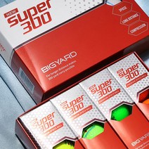 넥센 빅야드 NEW 슈퍼300 고반발 3피스 골프공, NEW 슈퍼300 컬러, 1개