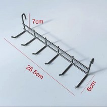 주방용품 그리드 선반 트레이 행잉 바구니 1 개 걸이식 아이언 아트 스토리지 식기 타월 주방 도구 액세서리, 9
