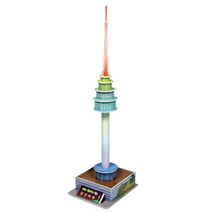 크래커플러스/남산타워 LED/입체퍼즐/입체모형, 단품, 단품