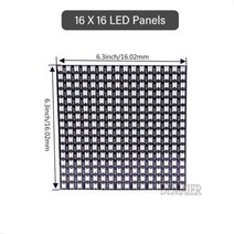 WS2812B 유연한 픽셀 8x8 16x16 8x32 SK6812 Individuell Adressierbare Digitale led-modul 패널 DIY 디스플레이 보드 DC, 16x16 led panel, CHINA, 5PCS