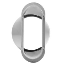 창문형 에어컨 이동식 배기 호스 가림막 어댑터 자바라 커넥터 연결 휴대용 창 덕트 파이프 인터페이스 15CM (플랫 노즐), 1.WHITE, 01 WHITE