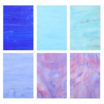 모자이크 공예 취미 재료 6/10 pcs 10x10 cm 스테인드 글라스 수제 유리 대성당 diy 예술 만들기 직사각형 컬러 시트 벽 데칼, 10x15cm, Purple 10x15cm