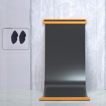 ZhengYe 슬라이딩보드 슬라이드 보드 러닝 요가 매트 홈트레이닝 근력운동기구, 블랙