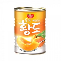 동원 제철담은 복숭아 황도 슬라이스 400g x 15캔, 15개