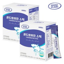[서울랩스] 콘드로이친 분말 스틱 30포 2박스 2개월분, 단품, 단품