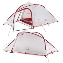 네이처하이크 하이비3 20D 3인용/하이비4 40D 4인용 백패킹 돔텐트, 하이비3 20D 3인용, 화이트그레이