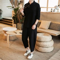 선비 한복 남자 선비옷 두루마기 패션 민복 정장 퓨전 커플 바지 세트 성인