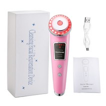 부스터힐러 가정용 리프팅 아쿠아 필링 물광얼굴 마사지 LED 광자 피부 젊 어 짐 아름다움 장치 딥 클렌징, 03 분홍색