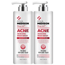 (당일출고) 폴메디슨 딥레드 아크네 올인원 바디워시 510ml x2개