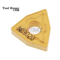 KORLOY CNC 선반 블레이드 WNMG080408-HM NC3020 노즈 R0.8, 한개옵션0