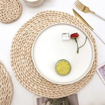 플레이팅 라탄식 식탁매트, 30cm