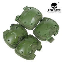 [넷피엑스][에머슨기어]무릎/팔꿈치 보호대 세트 (OD), one color free