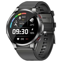 휴대용 비파괴 당도측정기새로운 혈당 스마트 워치 남자 ECG PPG 압력 체온 모니터링 Smartwatch 방수 피트, 01 Black