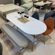 부산 작품하나가구 타원 세라믹 6인 식탁 세트 김해가구단지, 의자 6개