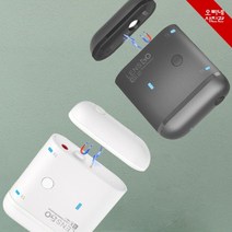 [오빠네사진관] 카메라마이크 LensGo 318C2 무선마이크세트 유튜버장비 영상제작 인터뷰마이크 강의촬영, 화이트