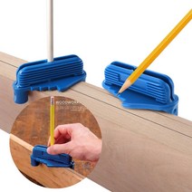 라인 마킹 도구 목공 공구 센터 파인더 위치 측정 눈금자 오프셋 도구, 단품