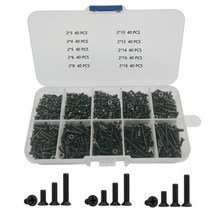 전산볼트 너트 연결 지지대 탄소강 나사 M1 M1.2 M2 M2.5 M3 볼트 스크류 패스너 버튼 PC 케이스 크로스 용, 04 Set 4