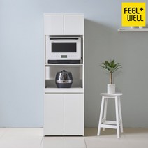 아트박스/필웰 필웰 데이아 광파오븐 렌지대 겸 수납장1800 RZ9487, 화이트