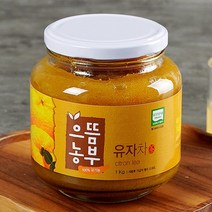 유기농 유자차 1kgx2병, 없음