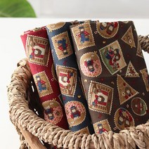 원단킹 20수평직)탐앤줄리시리즈(스탬프3종) - 컨츄리인형시리즈(4115865), 네이비