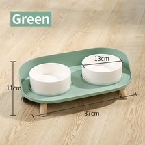 반포위 개 고양이 그릇 보호합니다 척추 피드 음식 밥그릇 강아지, [02] Green