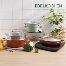에델코첸 통5중 홈쇼핑 착착 6종 냄비세트 300HOMESMSET, 세트_통5중 착착 냄비 인덕션세트