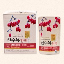 산수유진액 60팩 x 100ml / 지리산 서리맞은 산수유 진액 구례산수유 산동산수유 산수유원액 산수유즙 액상