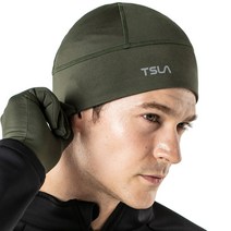 테슬라 스컬캡 방한모자 자전거모자 TM-YZC01, 그린_GRN