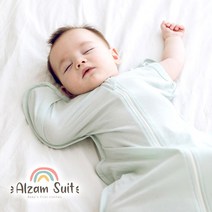 [태열방지스와들] 통잠 속싸개 통잠자는 알잠슈트 /신생아 아기 태열방지 모달 스와들 보낭형 기적의 속싸개 모로반사 저감