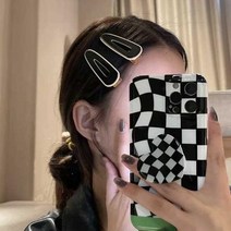 럭셔리 타원 물방울 서핑보드 미니 헤어핀, 서핑보드-블랙, 본상품선택