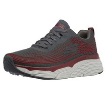 Skechers 남성용 맥스 쿠셔닝 엘리트-퍼포먼스 워킹 & 러닝 스니커즈 차콜/레드 10.5 115828