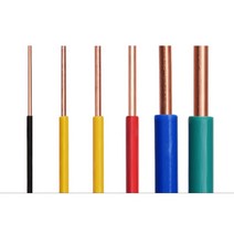 HIV HFIX 2.5SQ 1.5 4 미터 M 단위 절단 전선 전기선 케이블 전기자재, IV, 황색, 1개