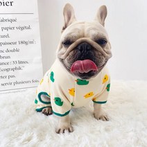 (토토네) 동동이 기모 올인원 푸들 프렌치불독 슈나우저 웰시코기 닥스훈트옷 중형견옷 소형견옷S-2XL TO-00024