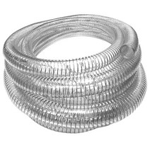 스프링호스 9mm ~ 75mm X 20M ~ 100M 식품용 철심호스 물호스 무독성 식수용호스, 15mm*100M, 1롤