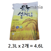 트리오 곡물설거지 우리현미 주방세제, 4.6L, 1set