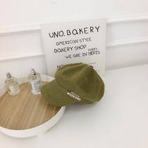 DFMEI 팔각 모자 자녀 코디 봄가을 캡 모자 베레모 아동화가 모자