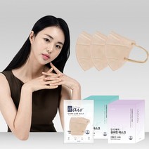 [공식판매사] 인디에어 유어핏 새부리형 컬러마스크 25매 대형M [9컬러], 유어핏 대형M 베이지 25매