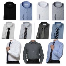 메노모소 빅사이즈 130(4XL)까지 남성용 일반핏 차이나 13종 긴팔 와이셔츠