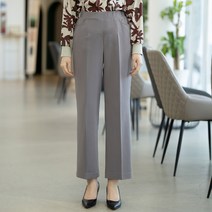 엄마옷 모슬린 밴딩 일자 정장 바지 PN301013마담 미시옷 50대 중년여성의류 60대 엄마옷 빅사이즈 할머니옷 여성옷