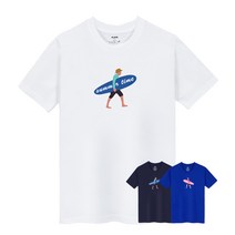 JYFASHION 서핑보이앤걸 빅사이즈 S~4XL 반팔 티셔츠